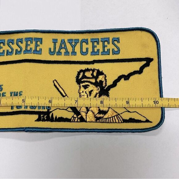 VTG BSA Boy Scout Large Patch, Tennessee Jaycees, Pioneers, 10" Length - Picture 4 of 6